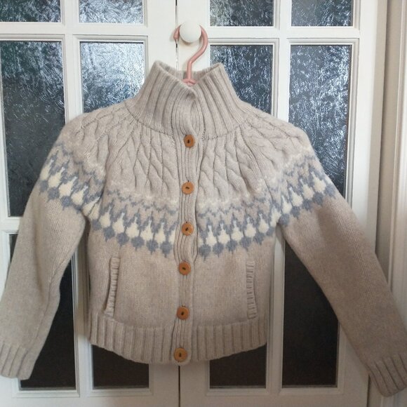 NWOT Kids 100% merino wool BEAN Signature Sweater - Small - Picture 2 of 10